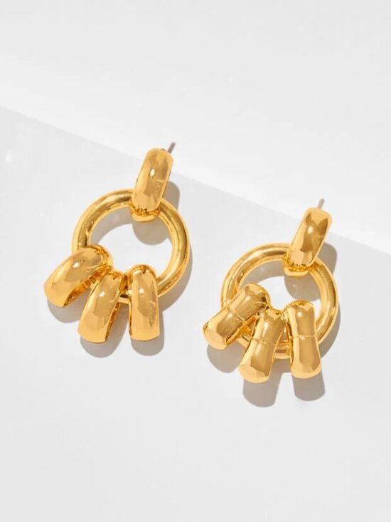 Talbots Jewelry - Talbots Tri Links Drop Earrings - New With Tag